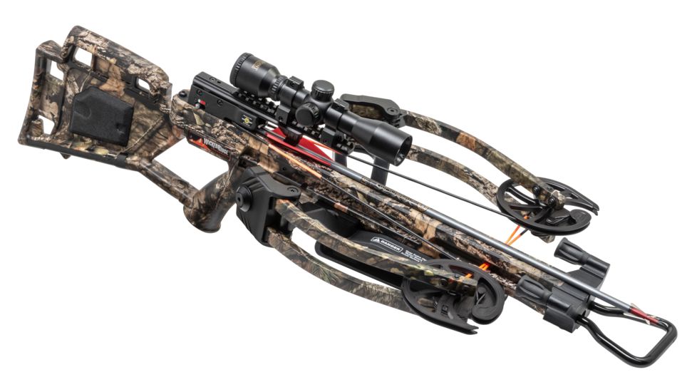 Wicked Ridge RDX 400 Crossbow w/ Multi-Line Scope, Rope Sled, Mossy Oak Country, WR19060-5-534