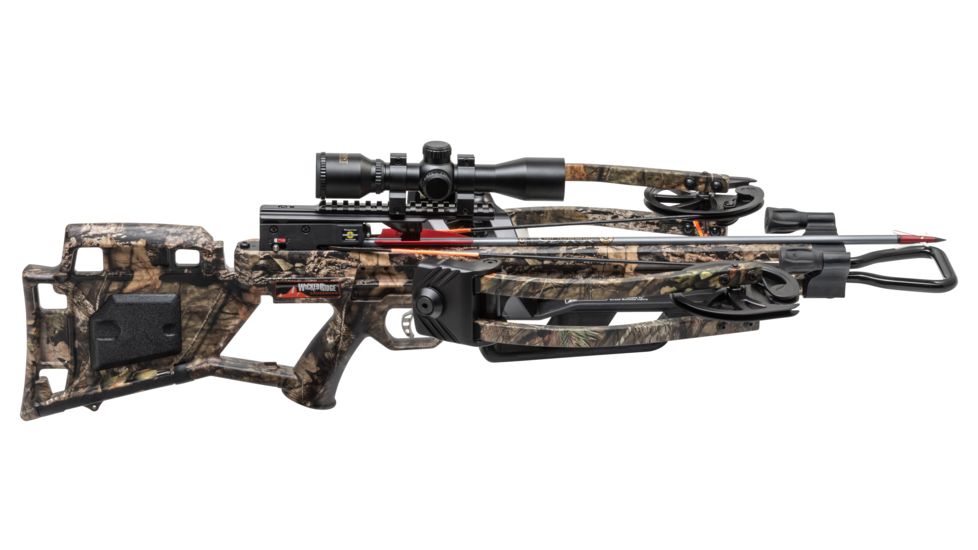 Wicked Ridge RDX 400 Crossbow w/ Multi-Line Scope, Rope Sled, Mossy Oak Country, WR19060-5-534