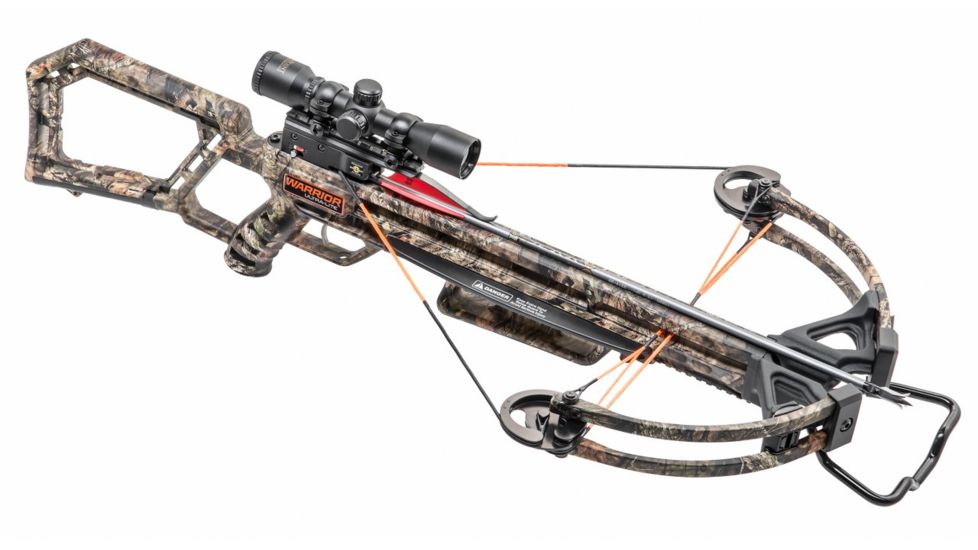 Wicked Ridge Warrior Ultra-Lite Crossbow Package w/Multi-Line Scope, Mossy Oak Country, Medium, WR18015-5530