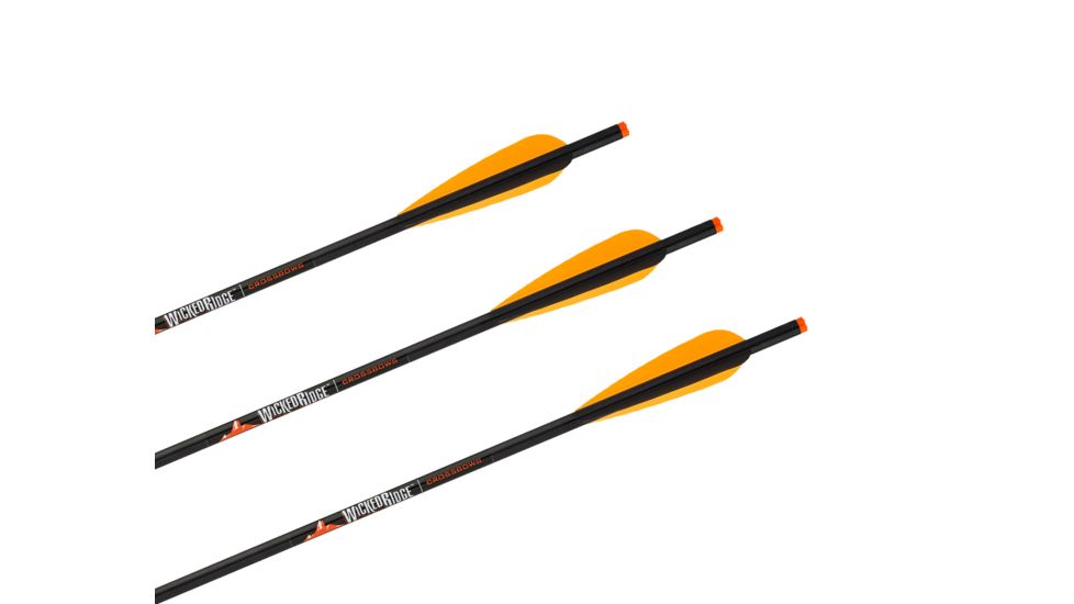 Wicked Ridge Black Aluminum 20 in 445 gr, Pack of 3, WRE010.3