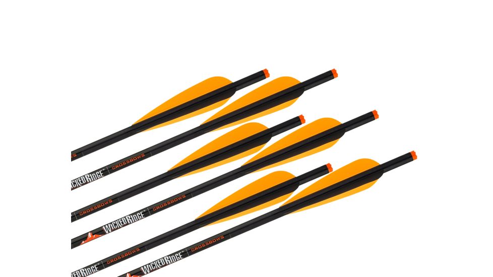 Wicked Ridge Black Aluminum 20 in, Pack of 6, WRE010.6