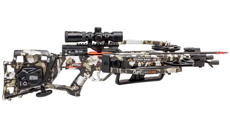 Wicked Ridge Xbow Fury 410 Acudraw De-Cock 410fps Peak Xt, WR22060-4518
