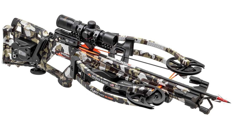 Wicked Ridge Xbow Fury 410 Acudraw De-Cock 410fps Peak Xt, WR22060-4518