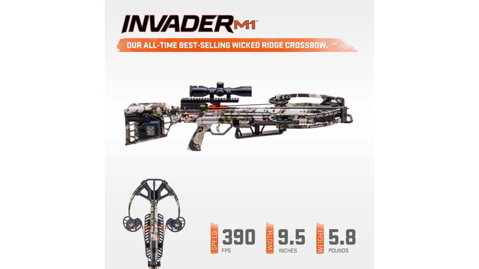 Wicked Tree Gear Ridge Invader M1 Crossbow Package