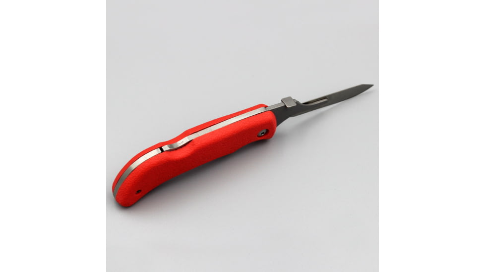 Wiebe Knives Red Fox Folding Knife, Red, Small, WB-REDFX