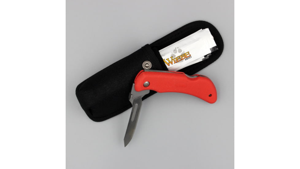 Wiebe Knives Red Fox Lockback Scalpel
