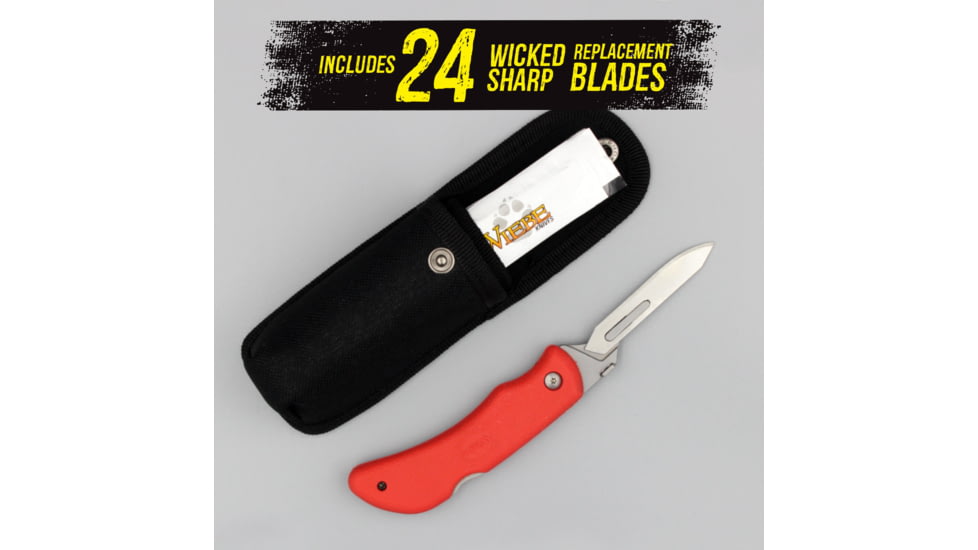 Wiebe Knives Red Fox Lockback Scalpel