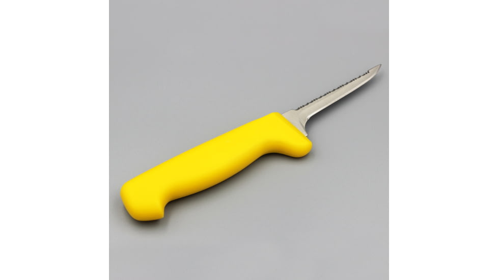 Wiebe Knives Skinner HZ Fixed Blade Knife, Yellow, Small, WB-SKNRHZ