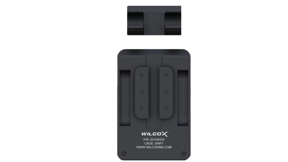 Wilcox DPAM Flight Quick Release Interface Plate, Black, 62104G03-B
