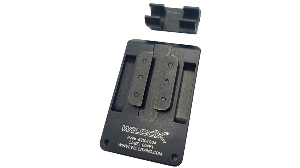 Wilcox DPAM Universal Interface Plate/LEMO Pigtail Storage for HGU-56/SPH-4 Shroud for US Military Flight Helmets, Black, 62104G04-B