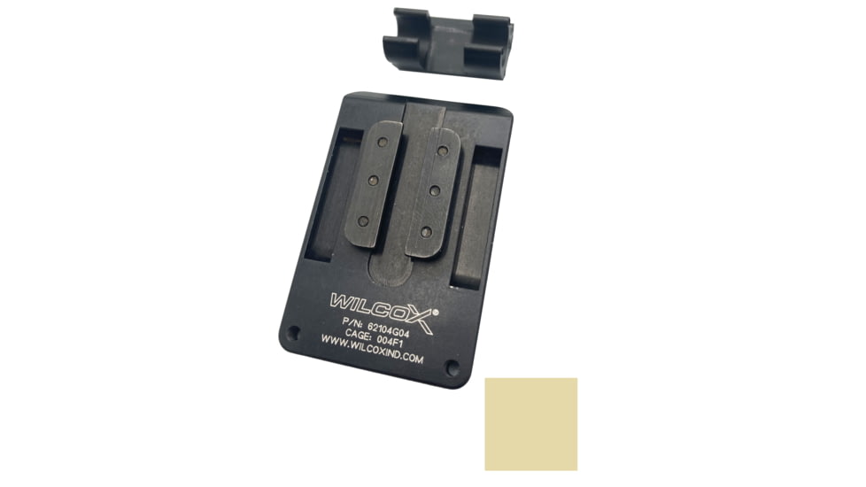 Wilcox DPAM Universal Interface Plate/LEMO Pigtail Storage for HGU-56/SPH-4 Shroud for US Military Flight Helmets, Tan, 62104G04-T