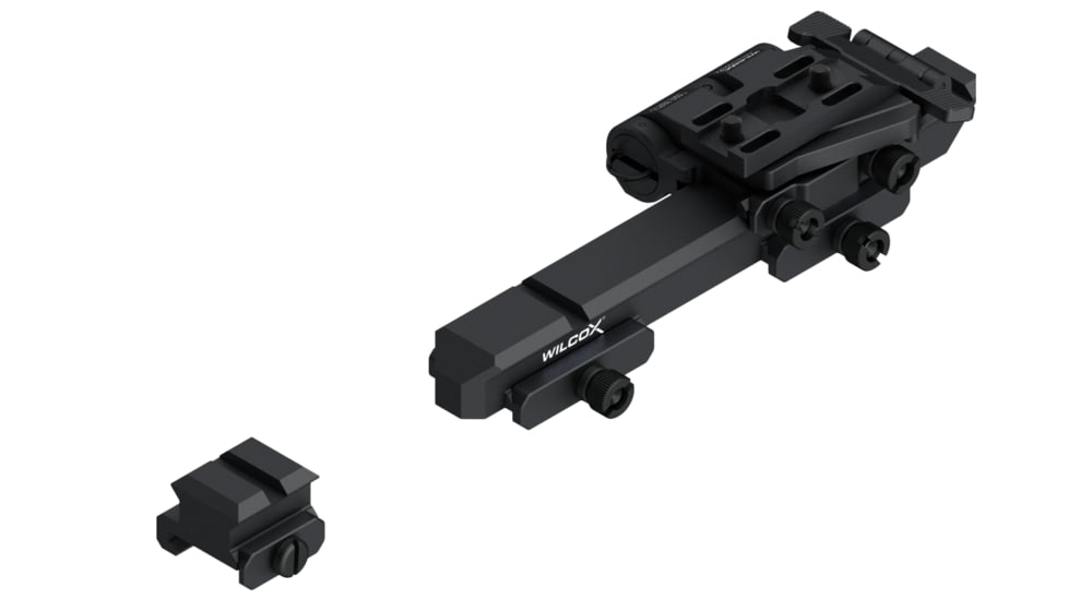 Wilcox EOTech Riser System Flip Mount, Left Hand, 5/8in Screw, Black, 61100G03-B