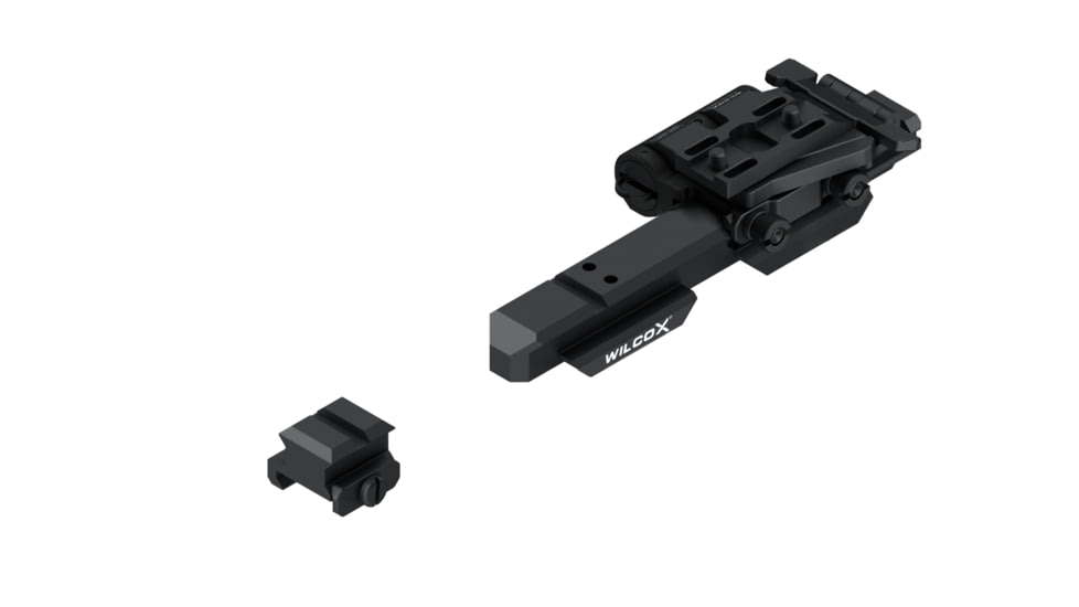 Wilcox EOTech Riser System Flip Mount, Right Hand, 5/8in Screw, Black, 61100G04-B