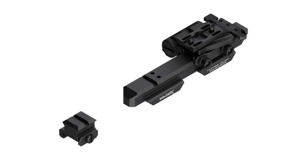 Wilcox EOTech Riser System Flip Mount, Right Hand, 5/8in Screw, Black, 61100G04-B