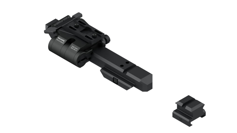 Wilcox EOTech Riser System Flip Mount, Right Hand, 5/8in Screw, Black, 61100G04-B