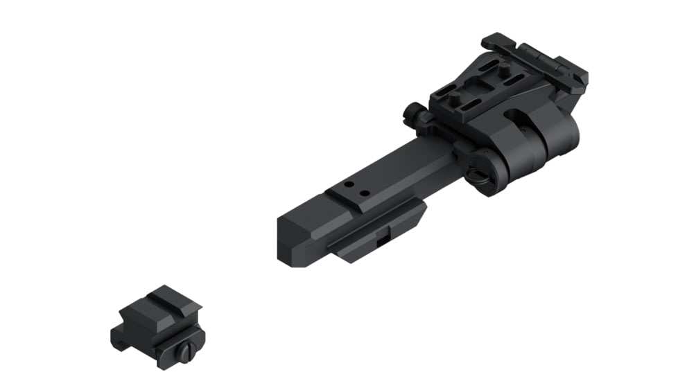 Wilcox EOTech Riser System Flip Mount, Right Hand, 5/8in Screw, Black, 61100G04-B