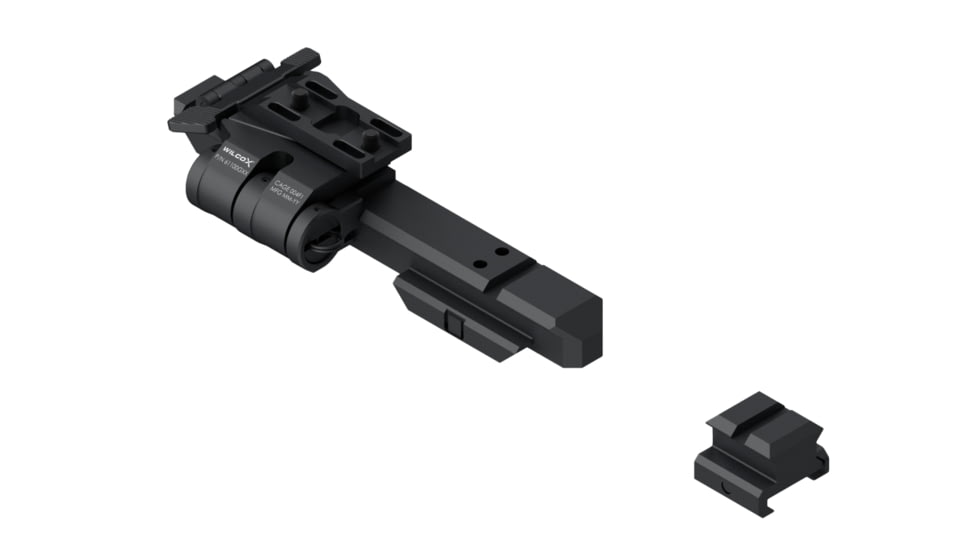 Wilcox EOTech Riser System Flip Mount, Right Hand G23/XPS, 5/8in Screw, Black, 61100G05-B