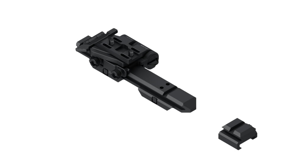 Wilcox EOTech XPS Riser Flip Mount System, Left Hand, 0.41in Screw, Black, 61100G09-B
