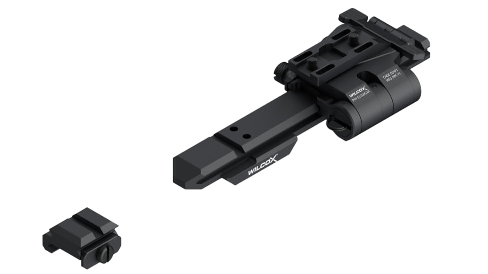 Wilcox EOTech XPS Riser Flip Mount System, Left Hand, 0.41in Screw, Black, 61100G09-B