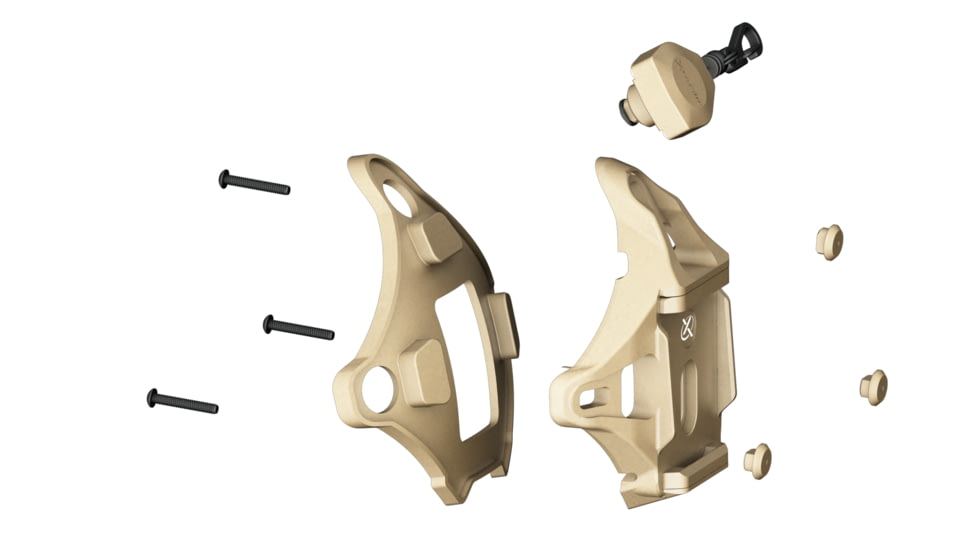 Wilcox Hybrid One/Three Hole Shroud with Lanyard, Tan, 56100G39-T