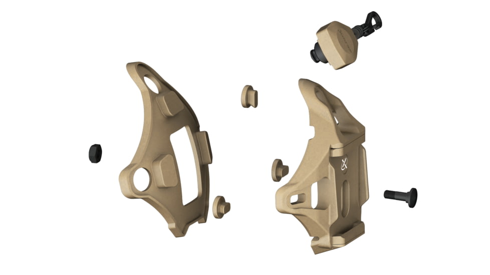 Wilcox Hybrid One/Three Hole Shroud with Lanyard, Tan, 56100G39-T