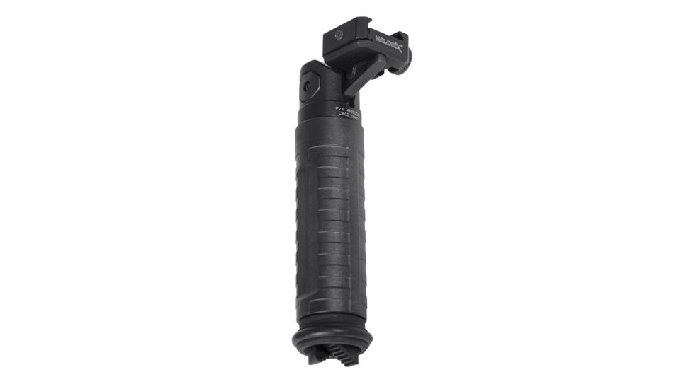 Wilcox Para Folding Vertical Grip with Bipod, Black, 46200G02