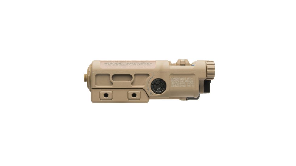 Wilcox Raid-X-Ruggedized Aiming Illumination Green Laser Sight, Coyote, 65300G02-C