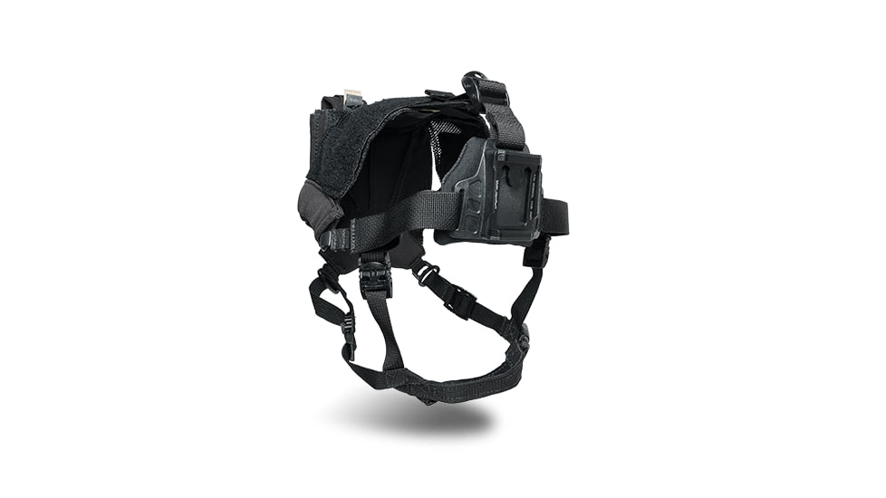 Wilcox Skull Lock Head Harness Mount-Lite, Black, Large, 26000G06-B