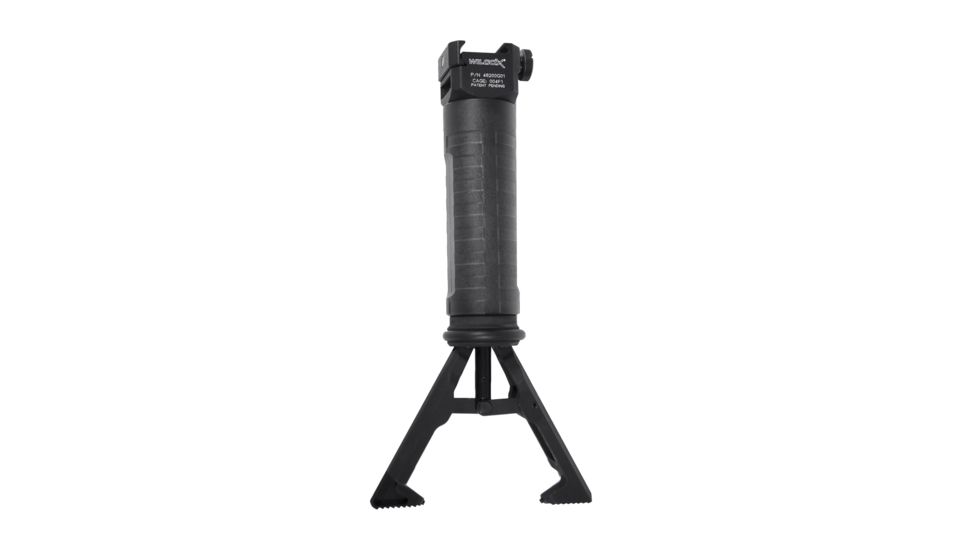 Wilcox Steady Vertical Grip with Bipod, Black, 46200G01