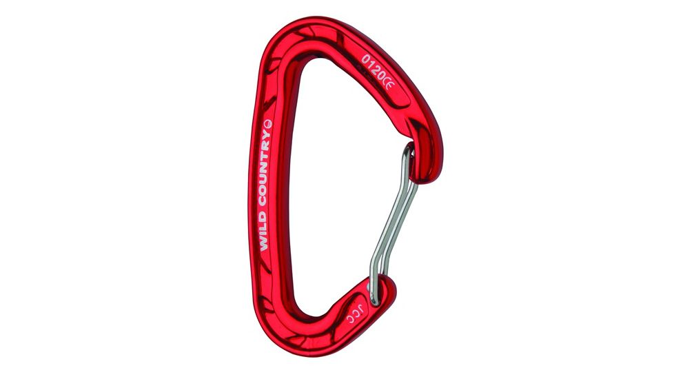 Wild Country Climbing Astro Tech Wire Carabiner-Red