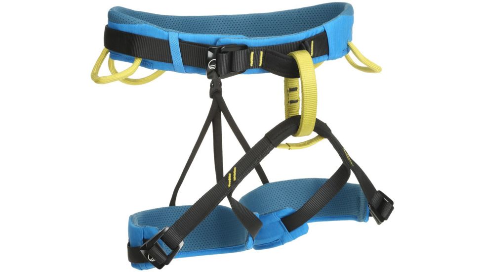 Wild Country Climbing Flow Harnesses, Detroit Blue/Citronelle, Medium, 40-0000008003-M