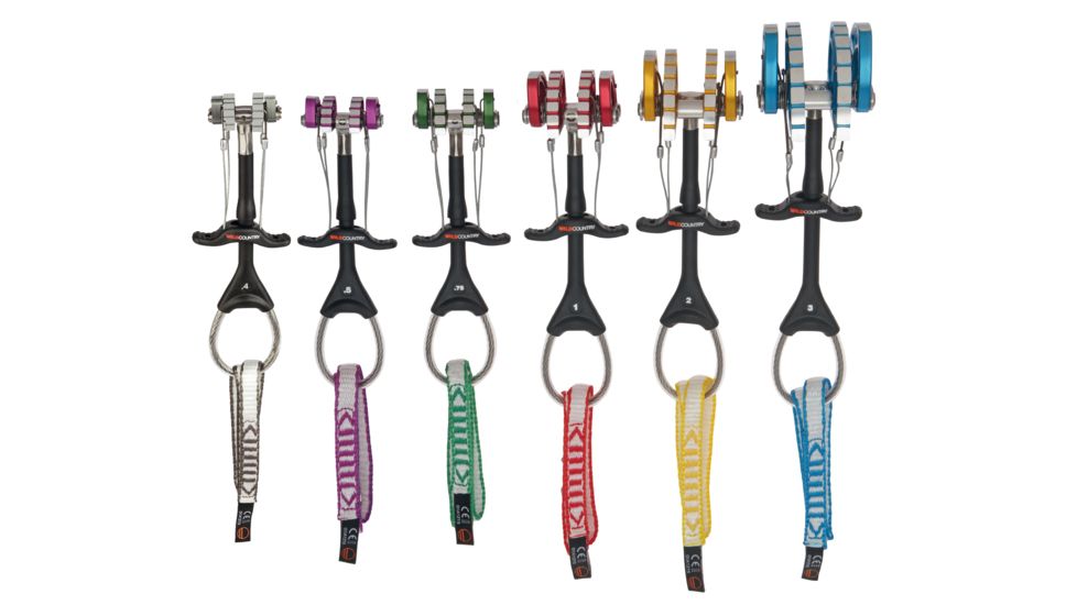 Wild Country Climbing Friend Set, 0.4, 0.5, 0.75, 1, 2, 3 4053865873445