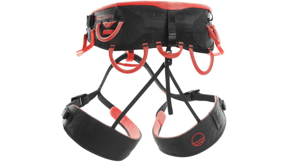 Wild Country Climbing Syncro Harness, Black/Red, L-XL, 40-0000008006-L/XL