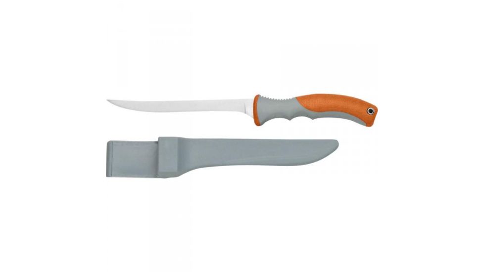 Wild Fish 6in Fillet Knife,420 Stainless Steel Blade,Rubber Sure-Grip Handle WFFILLET6