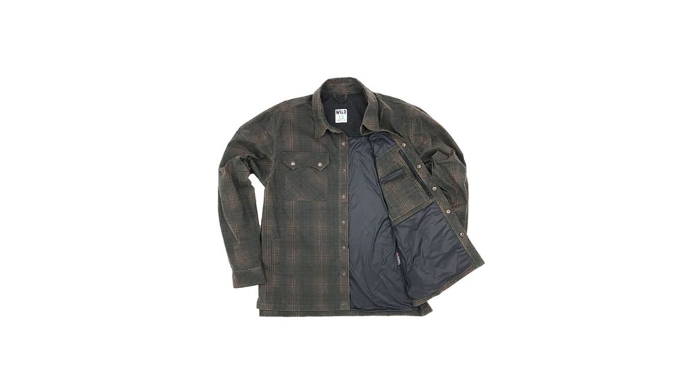 Wild Outdoor Apparel Legendary Forest Ape Waxed Shacket - Mens, Autumn Plaid, Medium, 13168200687