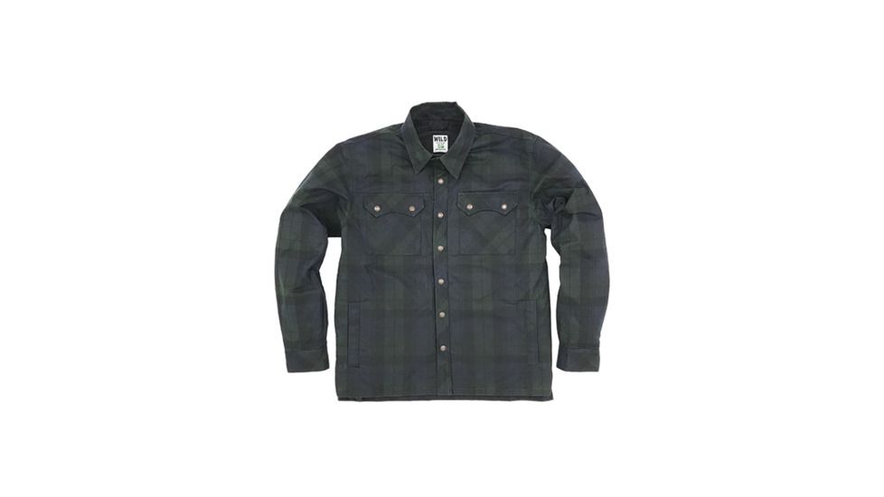 Wild Outdoor Apparel Legendary Forest Ape Waxed Shacket - Mens, Night Watch Plaid, Extra Large, 13168200748
