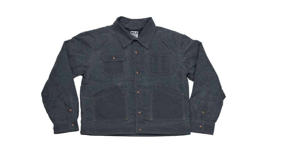 Wild Outdoor Apparel Quimby Alpha Jacket, Cement Waxed, Small, 013168200137