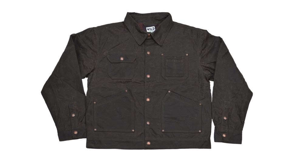 Wild Outdoor Apparel Quimby Alpha Jacket, Chocolate Waxed, Large, 013168200199