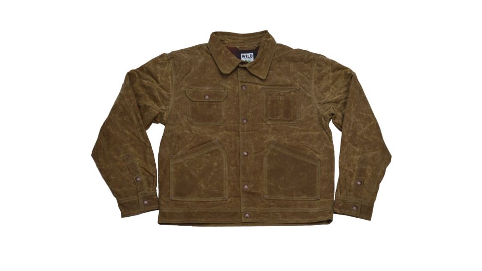 Wild Outdoor Apparel Quimby Alpha Jacket, Vermont Tan Waxed, Small, 013168200212