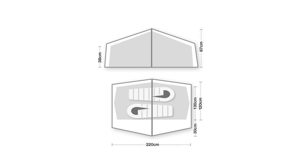 WildCountry Zephyros Compact 2 Tents, 44ZC2V3