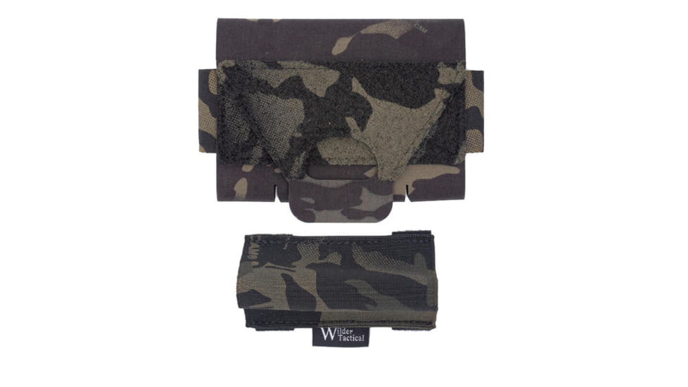 Wilder Tactical Med Pouch Full Kit, Fight Light Malice Clip, Multicam Black, TMPKMCBFLMC