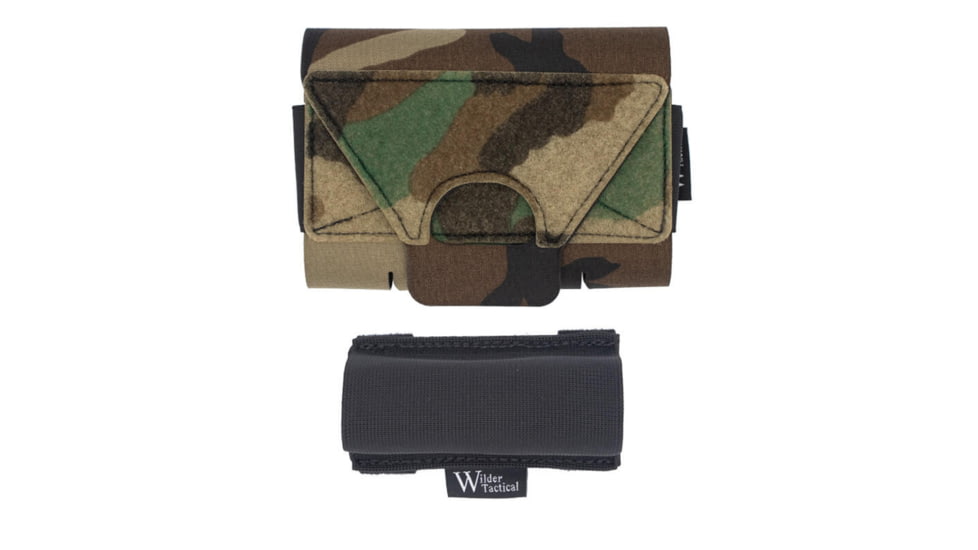Wilder Tactical Med Pouch Full Kit, Fight Light Malice Clip, M81 Woodland, TMPKM81FLMC