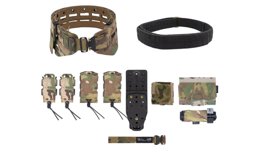 Wilder Tactical Bravo Elite Belt Kit, Cobra FM, MHP Adapter, Multicam, Small/Extra Large, HMGBREKMC05