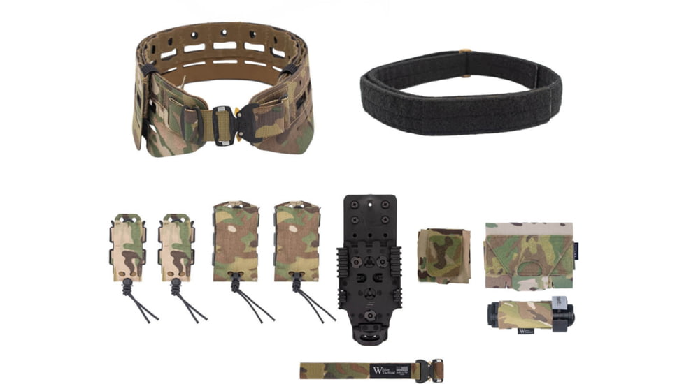 Wilder Tactical Bravo Elite Belt Kit, Cobra FM, QLS Receiver, Multicam, Small/Extra Large, HMGBREKMC04
