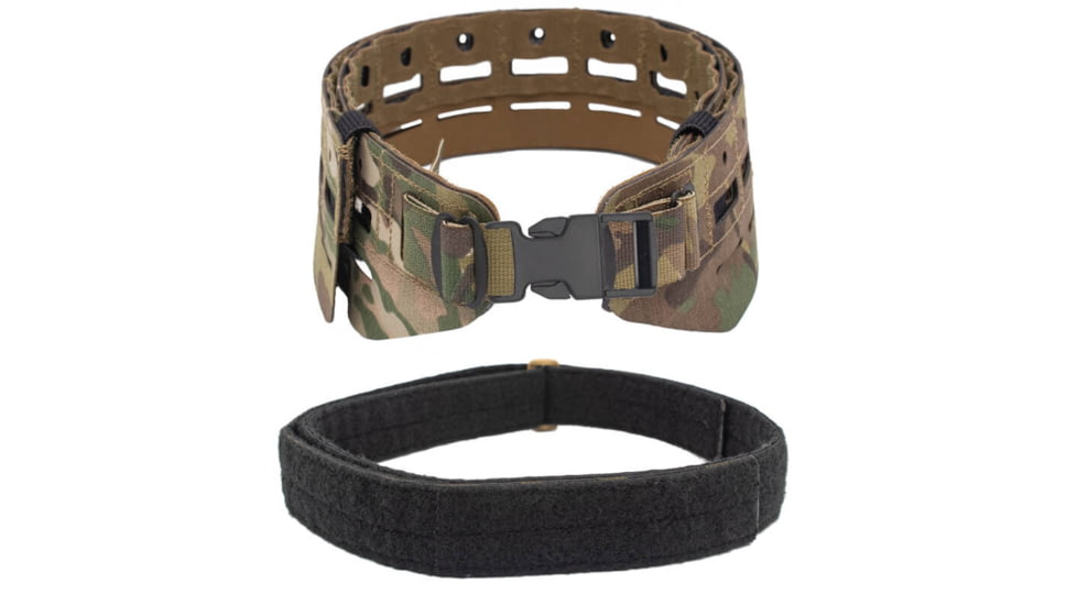 Wilder Tactical Bravo Lightweight Belt, 1in Plastic Buckle, Bravo Inner, Multicam, Small/Extra Large, HMGBRMC01