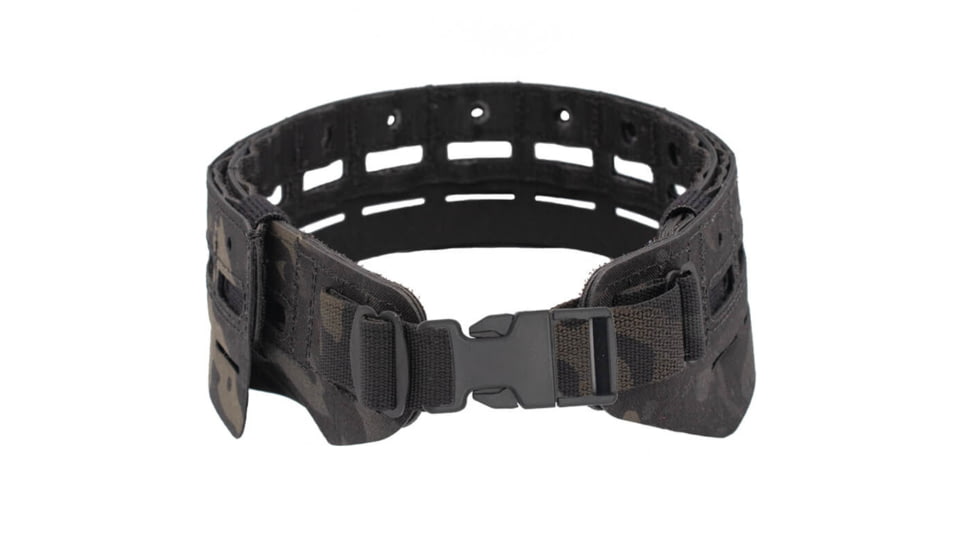 Wilder Tactical Bravo Lightweight Belt, 1in Plastic Buckle, No Inner, Multicam Black, Small/Extra Large, HMGBRMCB00