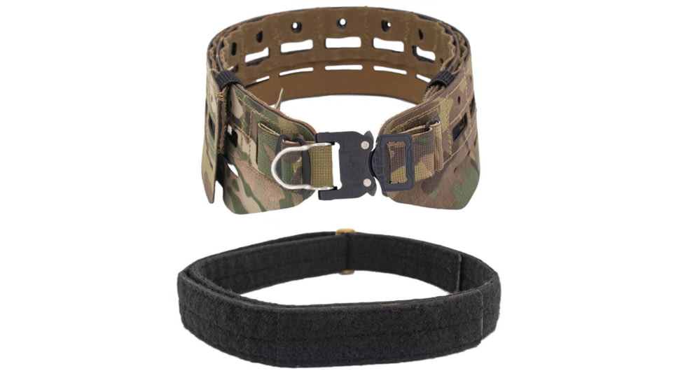 Wilder Tactical Bravo Lightweight Belt, 1in Prostyle D-Ring Buckle, Bravo Inner, Multicam, Small/Extra Large, HMGBRMC07