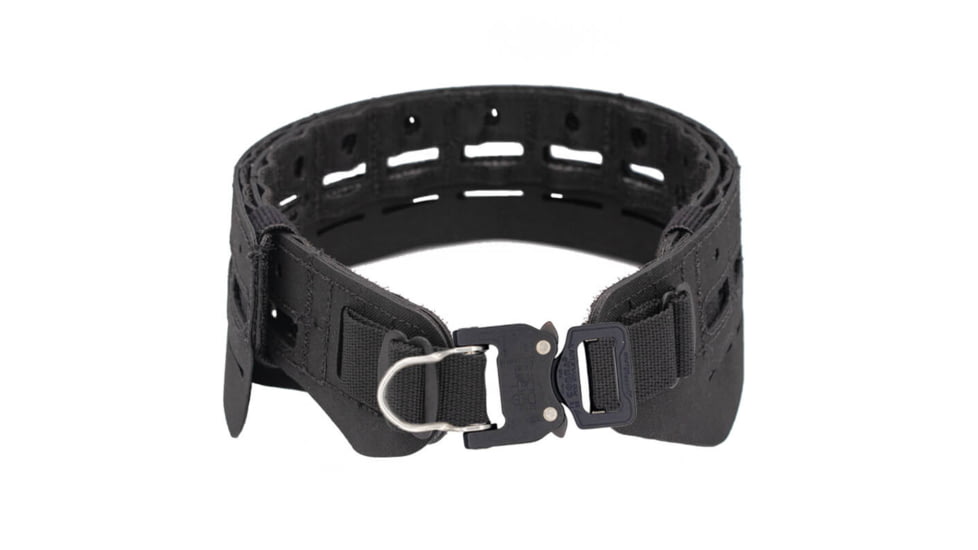 Wilder Tactical Bravo Lightweight Belt, 1in Prostyle D-Ring Buckle, No Inner, Black, Small/Extra Large, HMGBRBK06