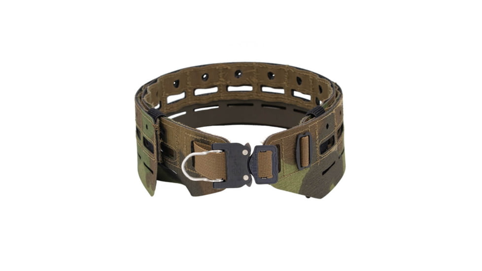 Wilder Tactical Bravo Lightweight Belt, 1in Prostyle D-Ring Buckle, No Inner, Nemesis Woodland Ltd, Small/Extra Large, HMGBRNEM06