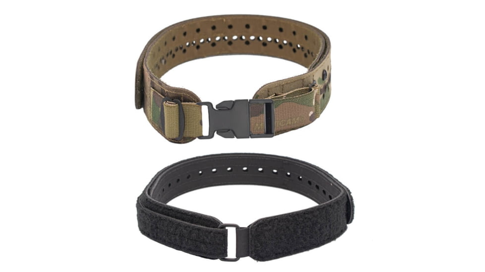 Wilder Tactical Charlie Lightweight Belt, 1in Plastic Buckle, Curved Inner, Multicam, Extra Small/Large, HMGCHMC01